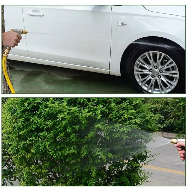 NEW HOT In Stock-Sprinkler High Pressure Water Spray Gun Metal Brass Nozzle Garden Hose Pipe Lawn Car Wash Sprayer Tool