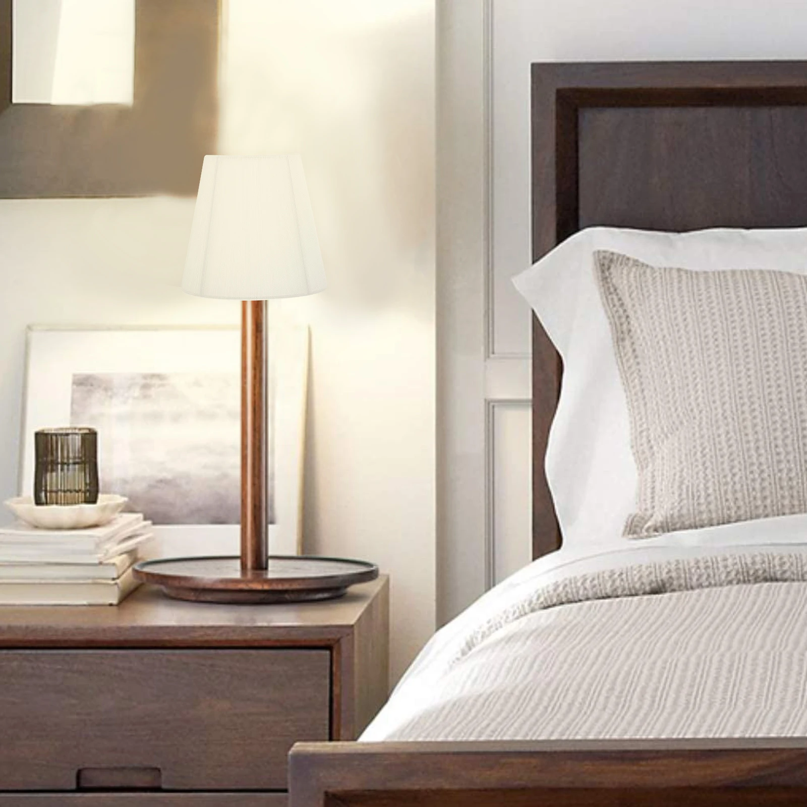 

Crystal Lamp Shade Cloth Light Cover For Ceiling Wall Lamp Dust Protection Decorative Lighting Warm Atmosphere