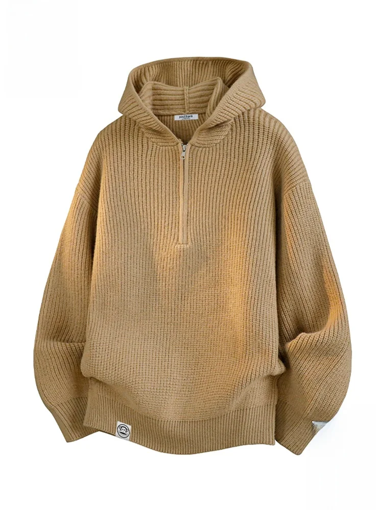 

Вязаный свитер Paul Frank M с капюшоном и молнией, осенняя коллекция, удобный, из мягкого материала, повседневный, с длинными рукавами