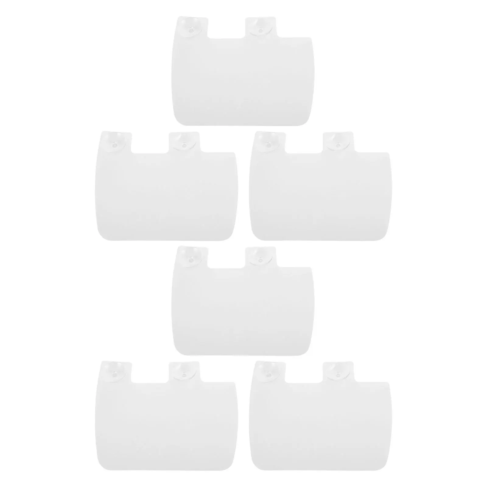 

6Pcs Kitchen Sink Splatter Guard Waterproof Splash Protector with Suction Cups for Dish Sink Water Back Splash Prevention Modern