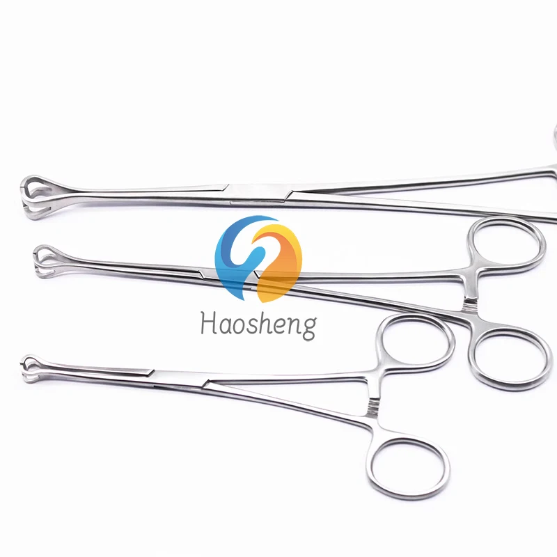 Surgical Babcock Tissue Forceps Intestinal Clamps Stomach Forceps 16cm 18cm 20cm 24cm