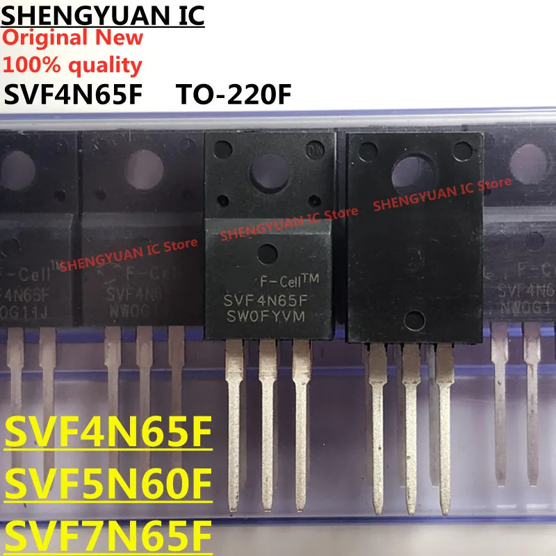 10Pcs/lot SVF4N65F SVF4N65 4N65 SVF5N60F SVF5N60 5N60 SVF7N65F SVF7N65 7N65 TO-220F 100% new imported original 100% quality