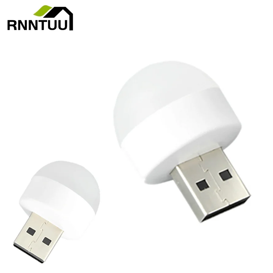 RnnTuu USB Plug Lamp Computer Mobile Power Charging USB Small Book Lamps LED Eye Protection Reading Light USB Night Light