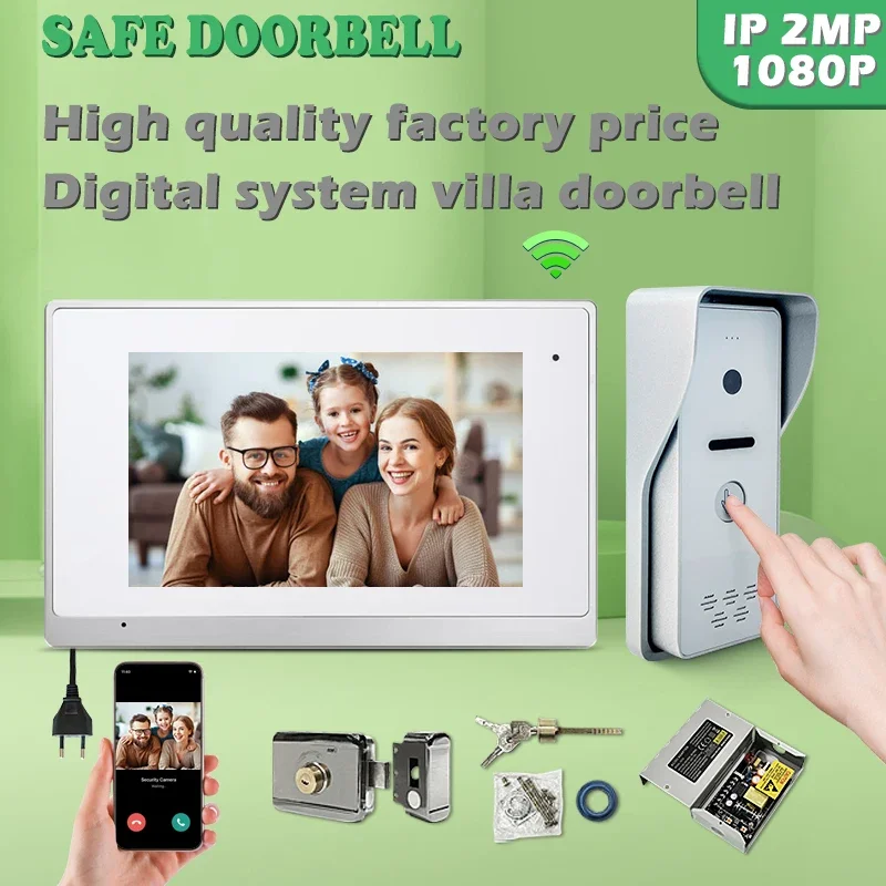 

Reliable Quality Wired Wifi Doorbell Infrared Detector Waterproof Intercom IP Villa Systems Smart Tuya Door Phone Intercom