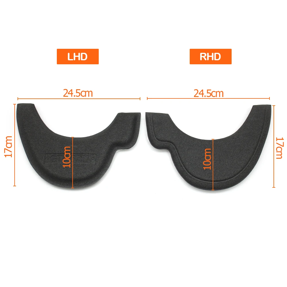 Car Front Dashboard Steering Wheel Lower Cover Sponge Backplate Replacement For BMW X1 E84 2009-2015 51452991304 51452991305