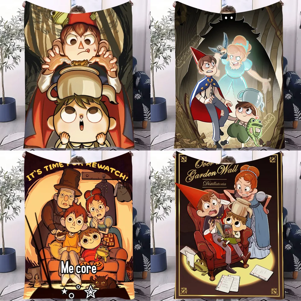 

Cute Cartoon O-over The G-garden W-wall Blanket Design Lightweight Throw Blanket For Dorms, Naps, Living Room, Office,Sofa