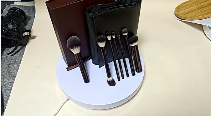 7 PCS brush sets with bags, loose powder brushes, high-end foundation brushes, full set of makeup brush bags.