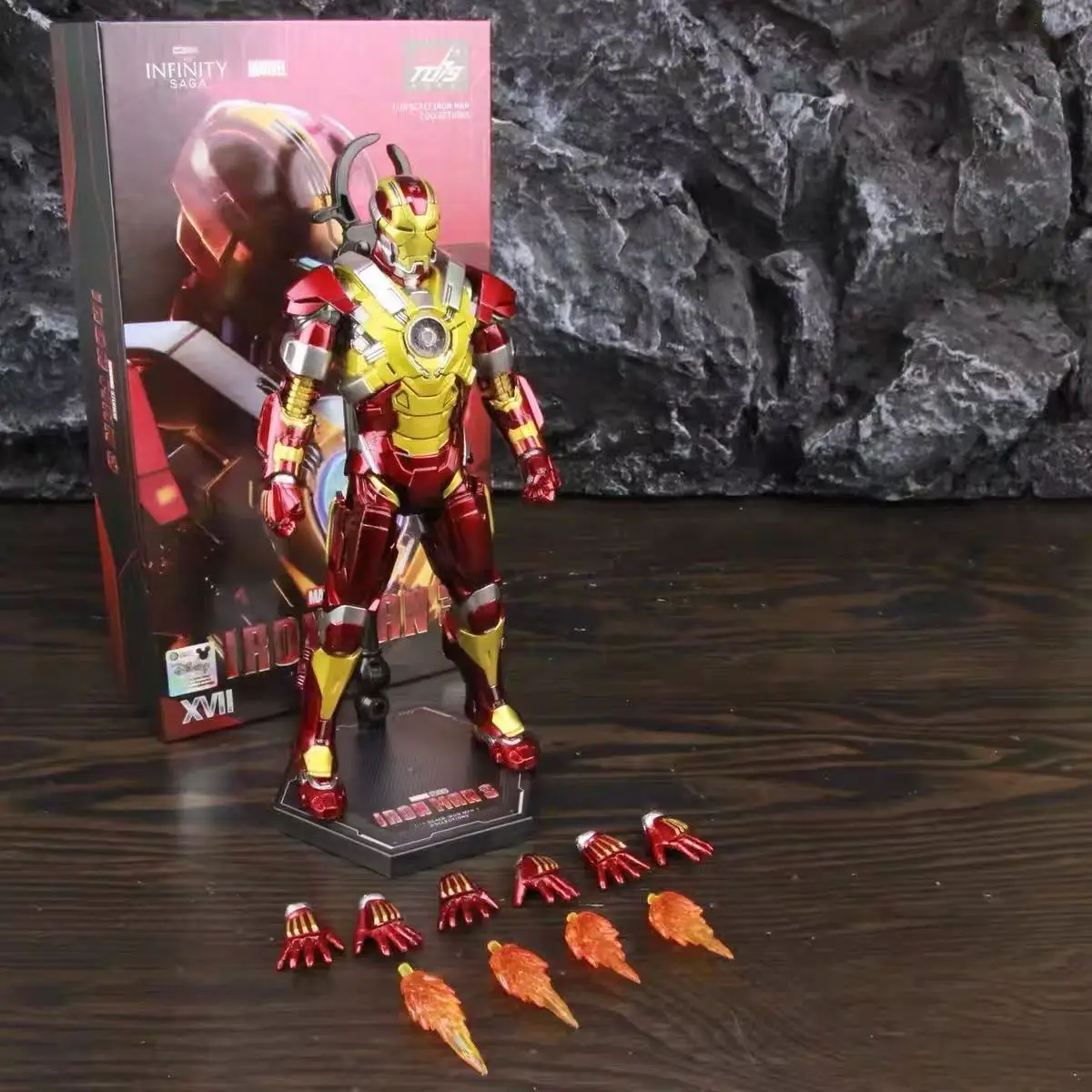 ZD Toys アイアンマン シリーズ 可動式ジョイント付き MK1 MK2 MK4 MK5 