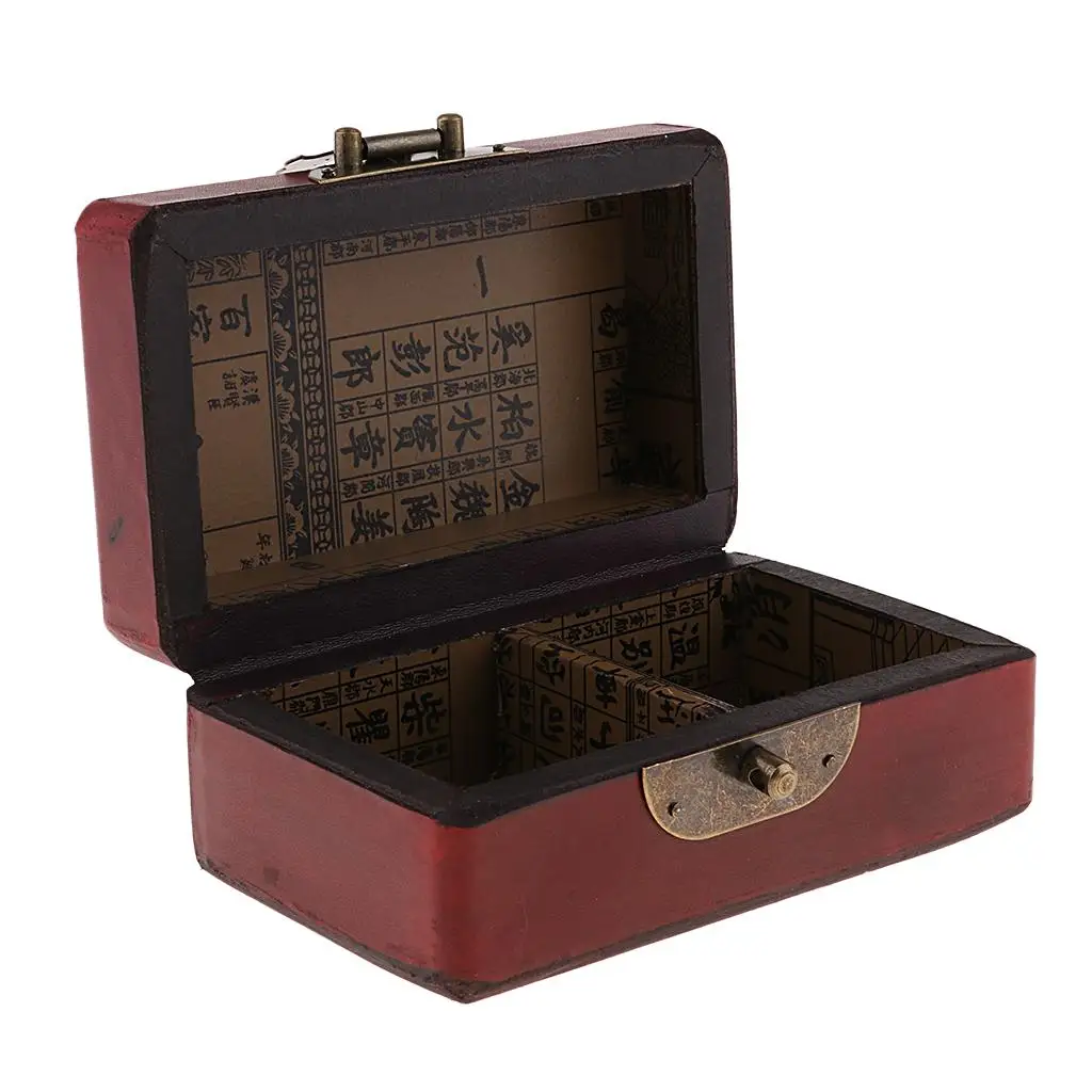

Wooden Jewelry Box Vintage Trinket Cabinet Makeup Accessory Storage Holder Necklace Organizer for Jewelry Packing