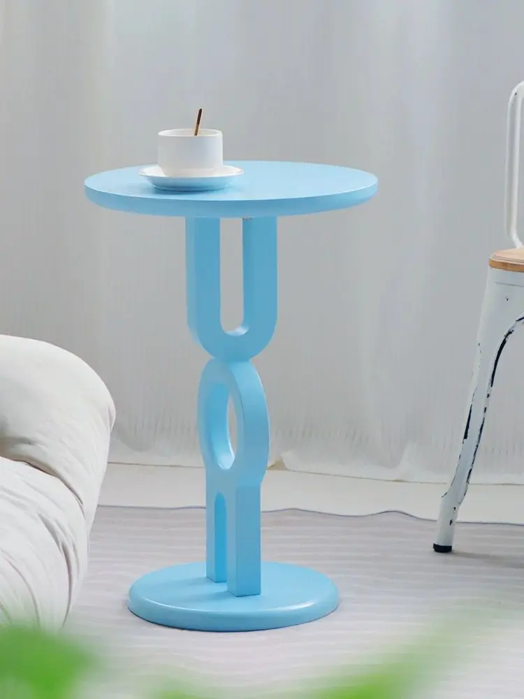 Nordic Coffee Table Circular Small Side Table Sofa Side Table Small Coffee Table Living Room Corner Table Dopamine Small Round T