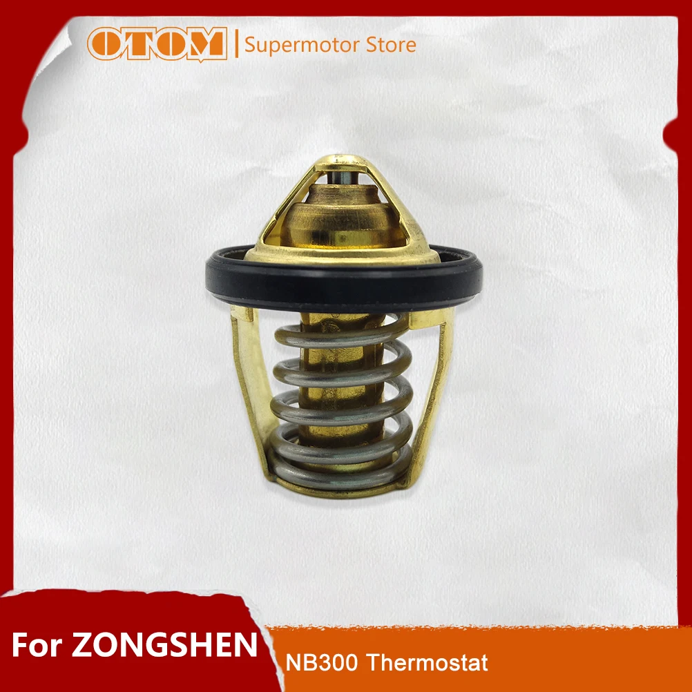 OTOM Motorcycle Engine Coolant Thermostat For ZONGSHEN ZS174MN-5 NB300 4T Water-Cooled Off-road Pit Dirt Bikes Accessories Parts