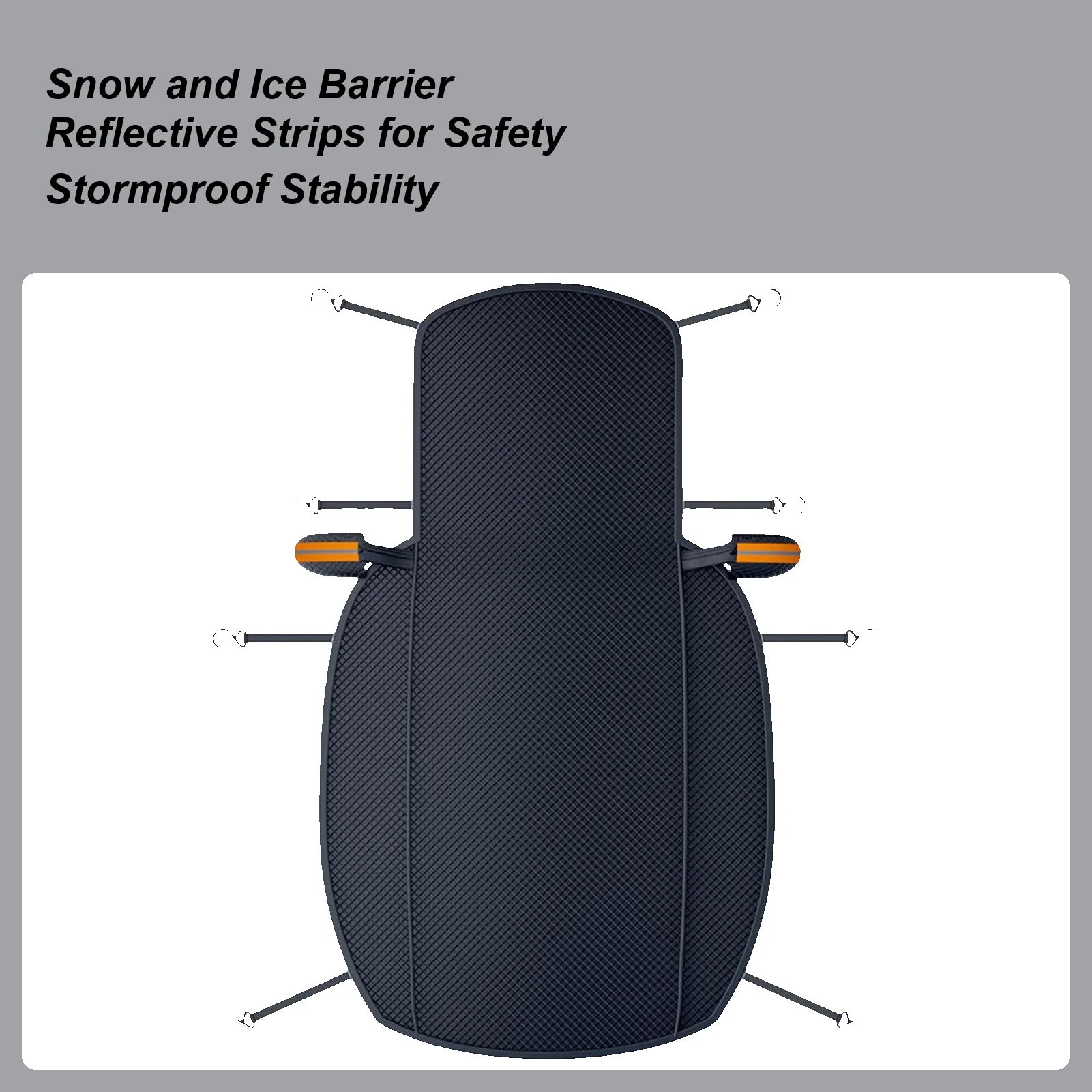

Snow Cover For Car Windshield Car Window Snow Protector Window Waterproof Ice Barrier For Winter Outdoor Parking RV Garage SUV