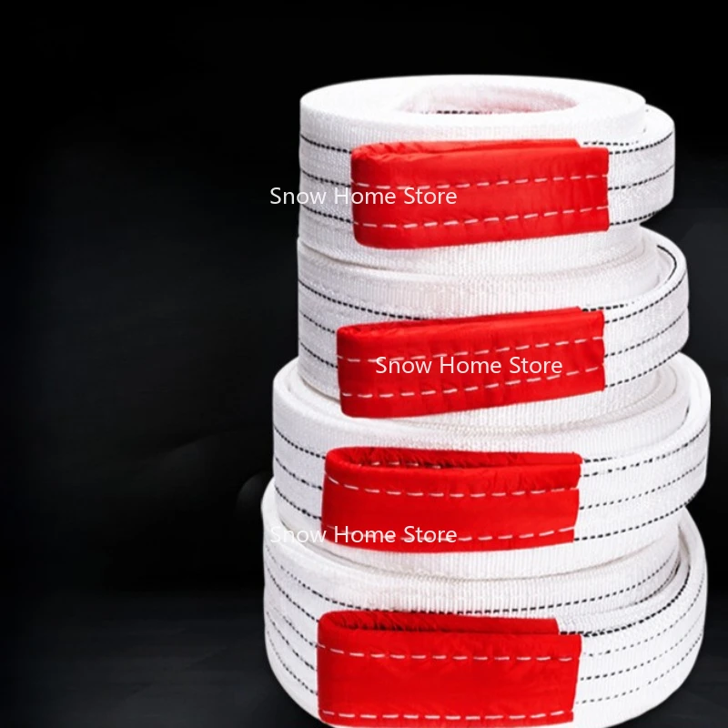 

Ленточный строп крана 1T 2T 3T 5T 8T ДЛИНА 3M 4-слойный тяговый подъемный пояс