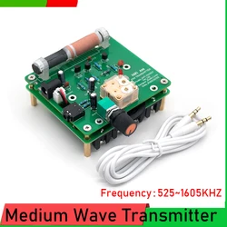 525-1605kHz AM Medium Wave Transmitter HIFI Experiment MW Modified Radio Ore Radio FOR RF Fm Medium Wave Transmitter Crystal