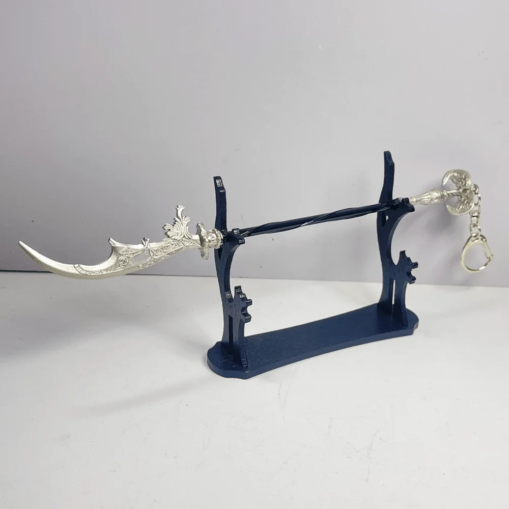 8.6 بوصة إلدن لوريتا الحرب المنجل معدن كاتانا السيف الساموراي صابر النينجا سكين اليابانية كاتانا صابر تأثيري اكسسوارات الدعامة لعبة