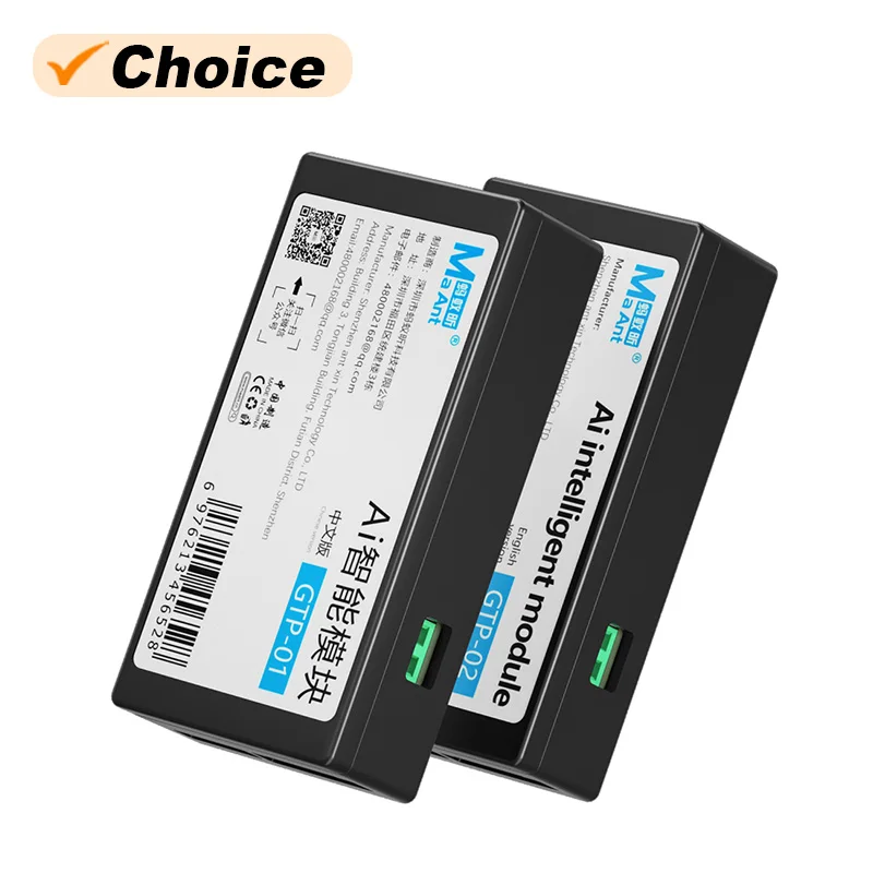 MaAnt GTP-01/02 AI Intelligent Module for Most Hot Air Station Heating Machine Power On/Off Temperature Voice Control  Module