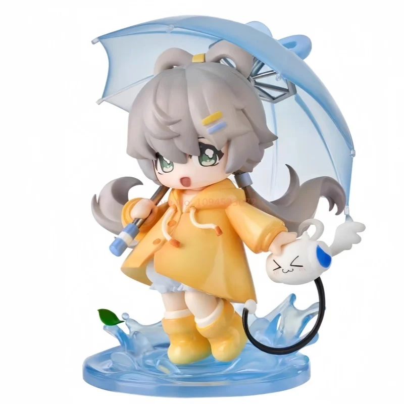 [재고 있음] 정품 Vsinger 루오 톈이 애니메이션 장난감 재미있는 비 오는 날 즐거운 시리즈 Q 버전 피규어 모델 장식 소녀 장난감 선물