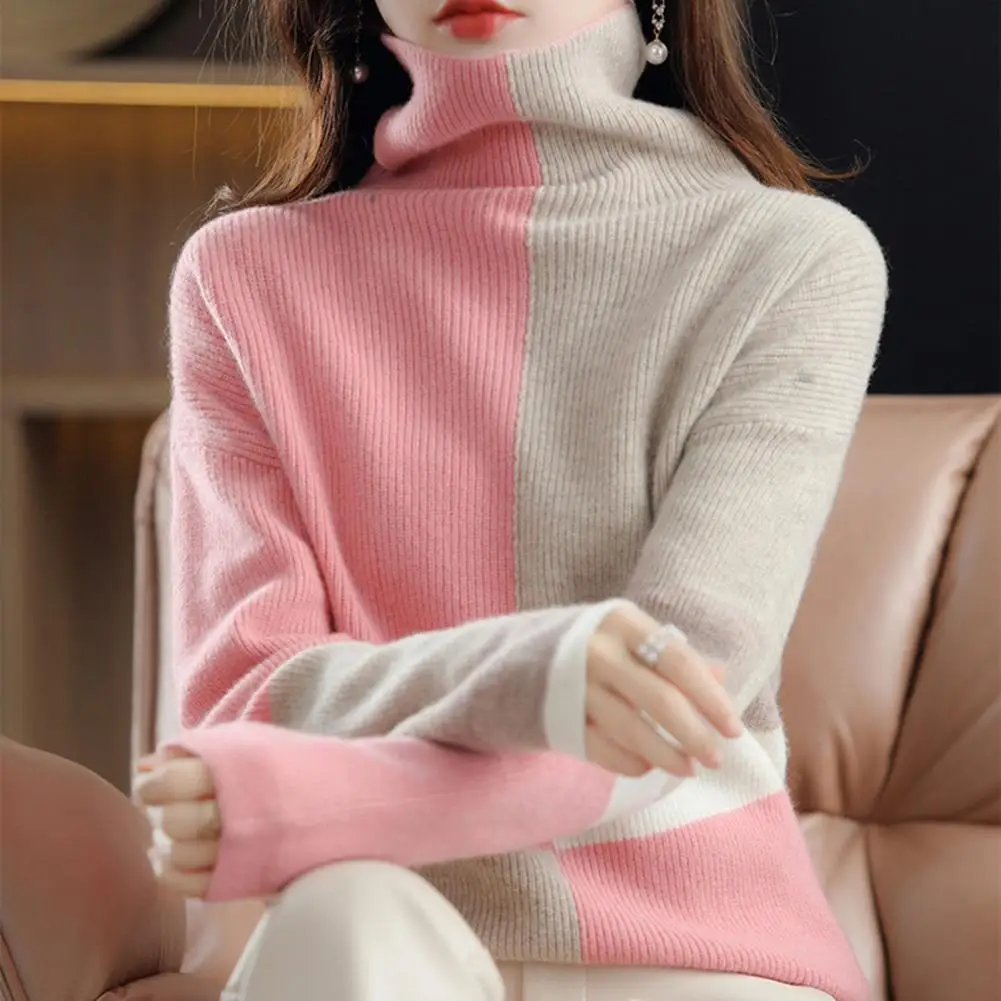 Korean All-match Trend New Solid Color Long Sleeved Sweaters Top Autumn Winter O-neck Keep Warm Pullovers Women's Clothing 2023