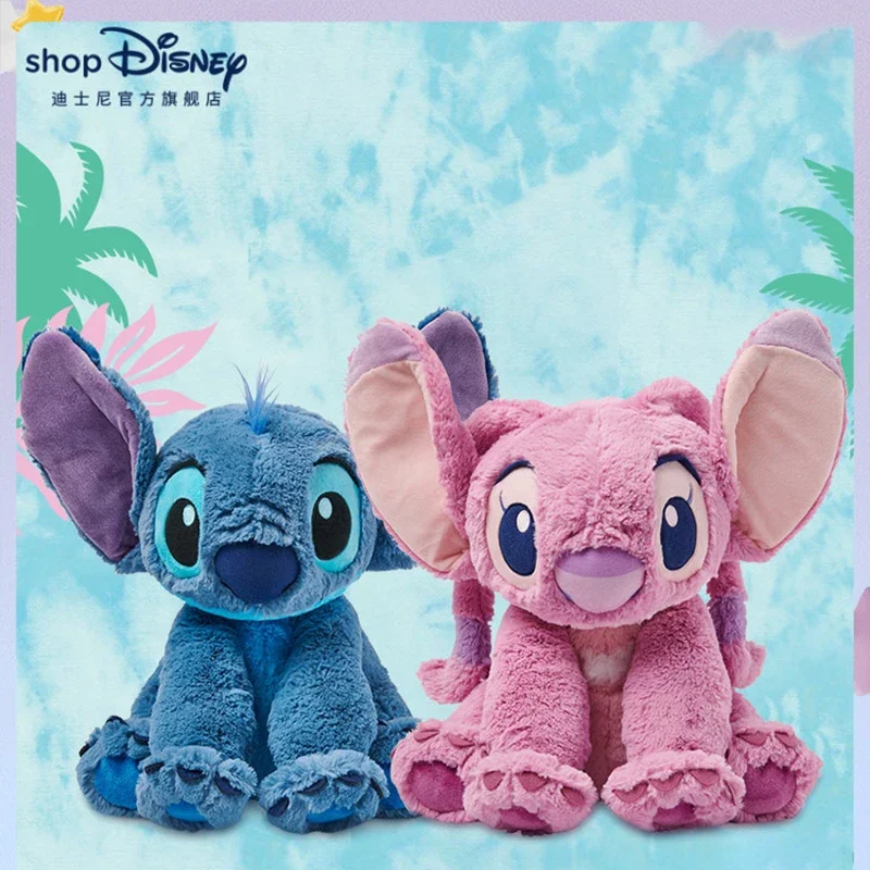 Stitch Disney Plush Toys Large Kawaii Stuffed Toys Pink And Blue Cartoon Decor Children Toys Birthday Gift Free Shipping