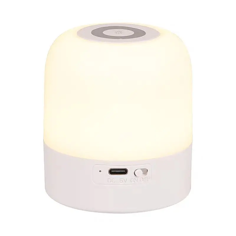 Luces Led de noche para mesita de noche, lámparas de noche de escritorio con carga regulable, iluminación de noche para dormitorio, decoración, lámparas de mesa Led de lectura táctiles