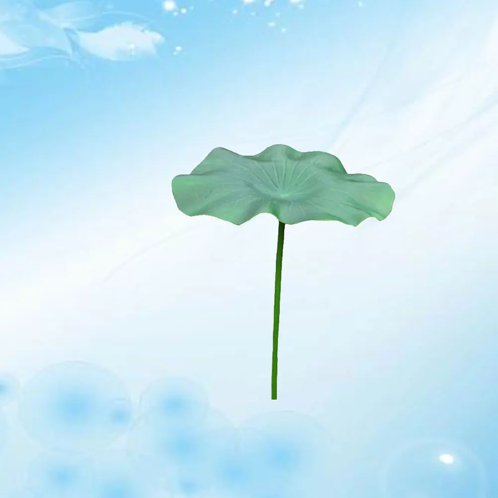 

Simulated Lotus Leaf Handheld Stage Performance Accessory 60Cm Premium Material For Festival Pond Decoration Party Props