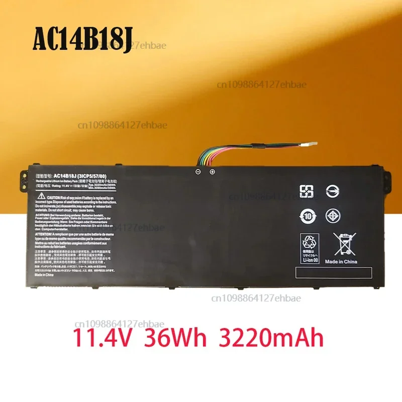 

AC14B18J Battery for Acer Chromebook 13 CB5-311 Acer TravelMate B115-M B115-MP Acer Aspire E3-111 / V3-111 / V3-111P / V5-122