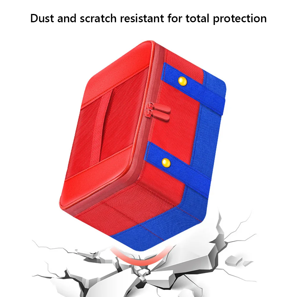 Scatola per carte da gioco custodia da viaggio antiurto borsa da viaggio impermeabile antigraffio per Nintendo Switch/Console OLED Pro Controller
