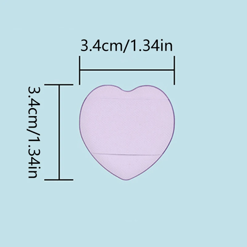 5 pçs mini coração dedo pó puff maquiagem esponja rosto corretivo fundação maquiagem esponja pó puff detalhe ferramenta portátil
