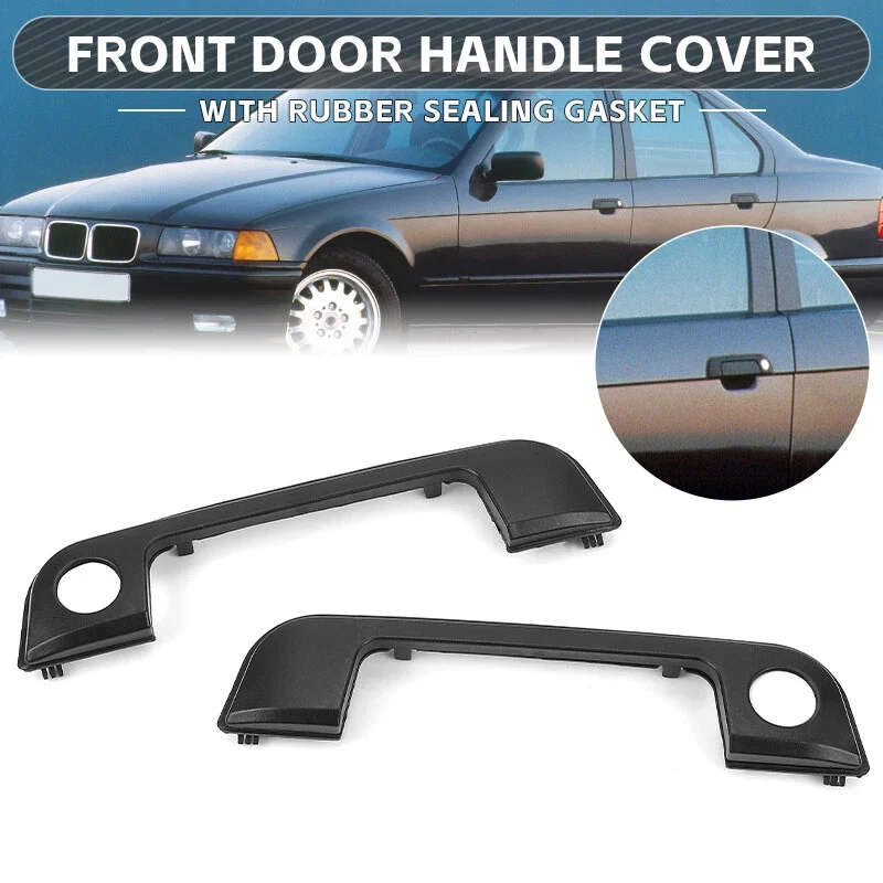 Door Rubber Seal Gaskets Car Exterior Set Left & Right Door Handle Rubber Seal Gasket For BMW 3 5 7 Series E36 E34 E32 Z3 92-99