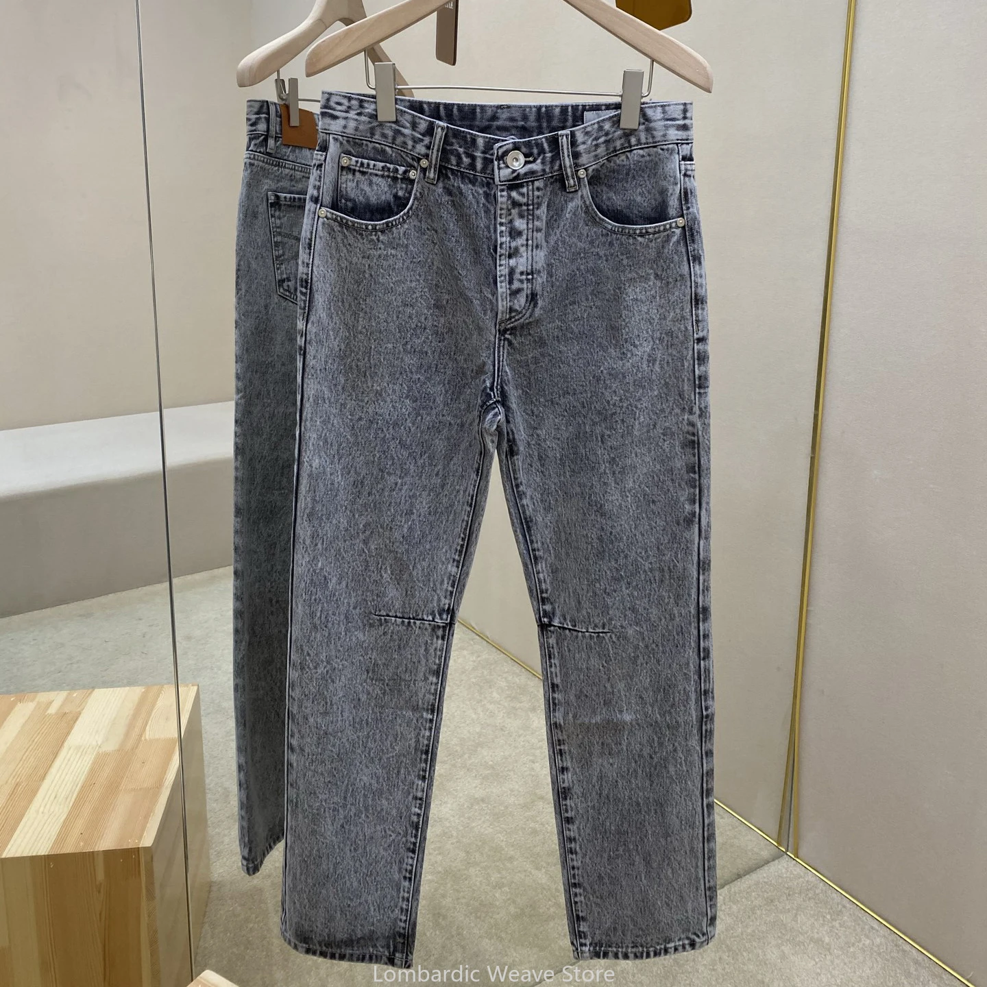 

BC Италия Мужские повседневные деловые потертые прямые джинсы в стиле ретро