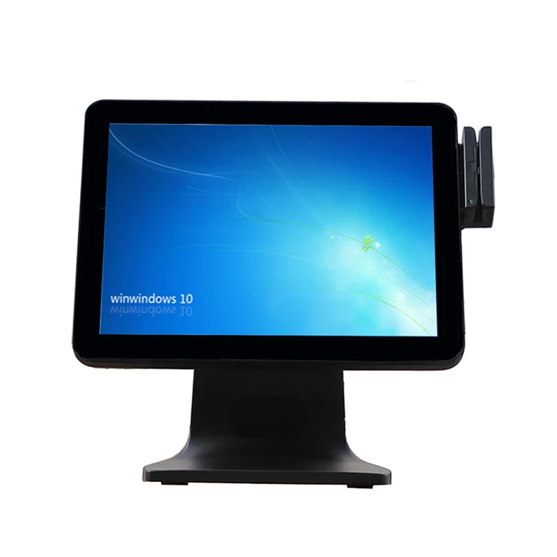 15 Inch Single Touch Screen Point Of Sale System Machine All In One Cheap Cash Register Systems Pos System For Retail Shop