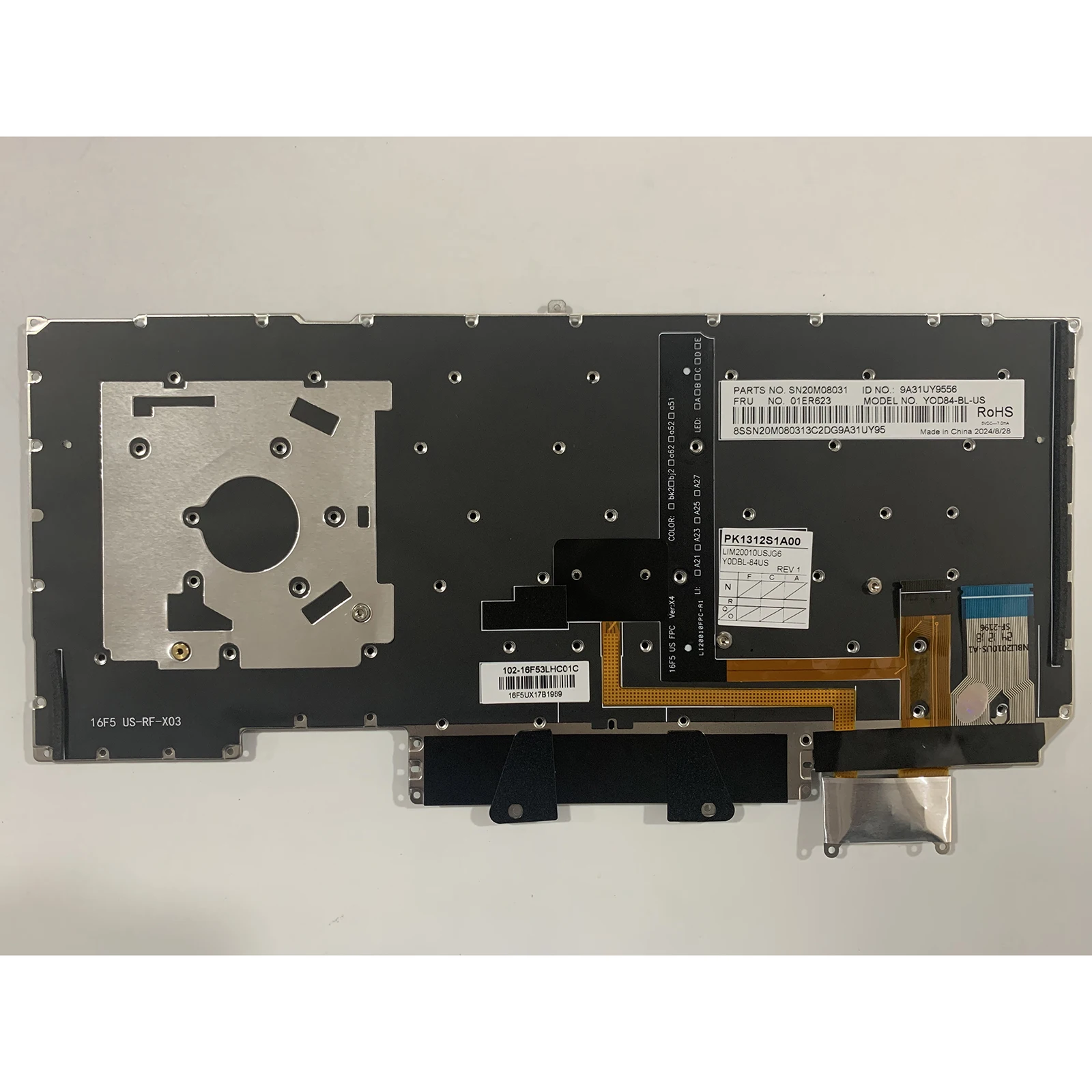 US UK for Lenovo ThinkPad X1 Carbon 5th 6th 2017/18 TP00086A 20HQ/20HR/20K3/20K4/20KH/20KG SN20P38666 01ER623 Keyboard