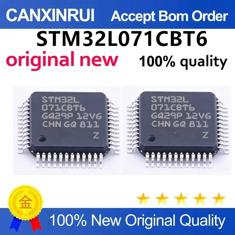 （5pcs-10pcs）Original genuine STM32L071CBT6 LQFP-48 ARM Cortex-M0 32-bit microcontroller MCU