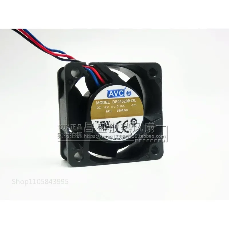 for AVC DS04020B12L 4020 4CM 12V 0.10A Double Ball Bearing North South Bridge Cooling Fan