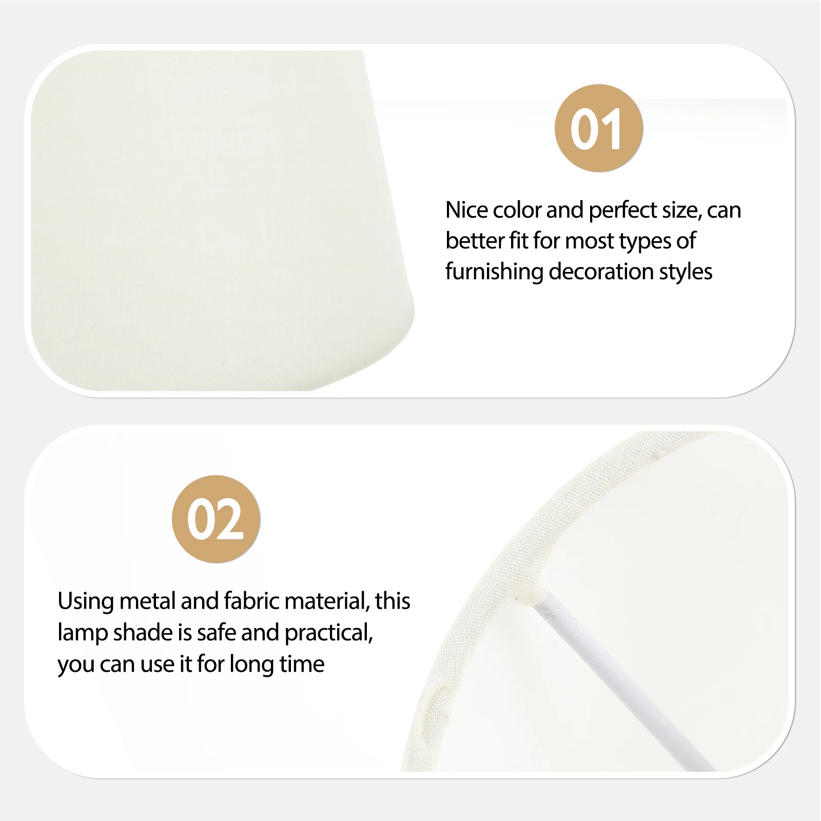 

Macaron Lamp Shade Cloth Barrel Replacement For Ceiling Wall Lights Vintage Decor Light Cover Bedroom Living Room Kitchen Hotel