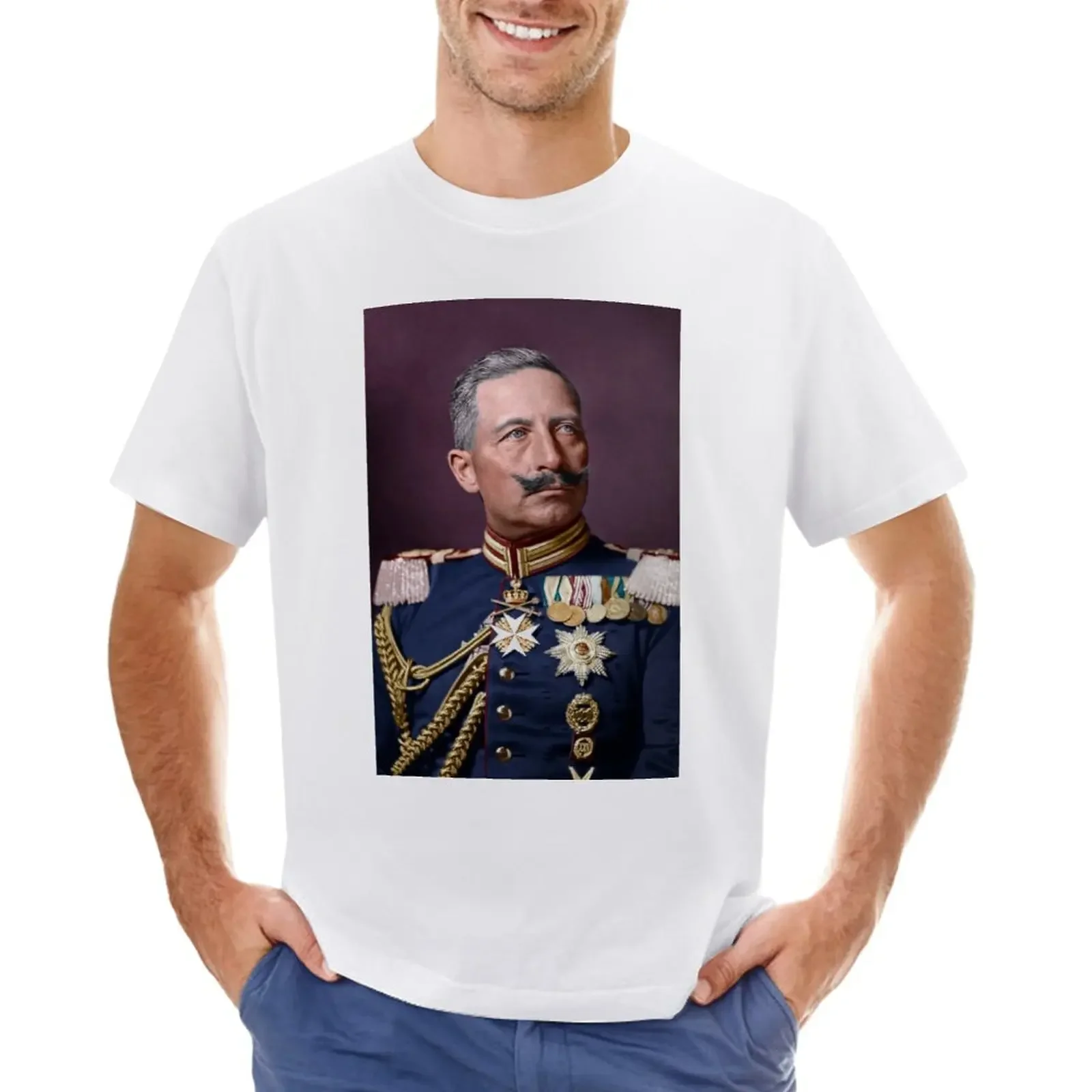 

Emperor Wilhelm II T-Shirt summer tops plain tops funnys clothes for men