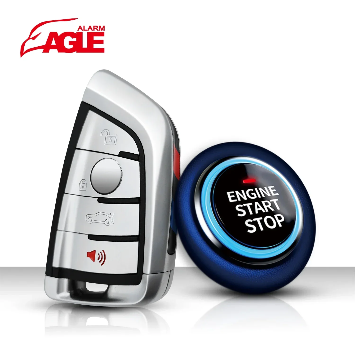 Plug And Play Keyless Entry Key For All Cars Remote Engine Start And Stop Keyless Push Button Starts Pke Anti Theft Alarm System