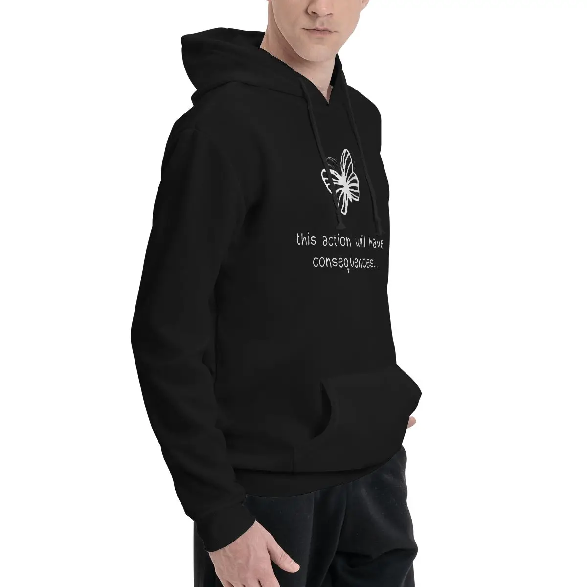 Life Is Strange Actions And Consequences Warm Sweatshirts Men's Oversized Hoodies Autumn Pullover