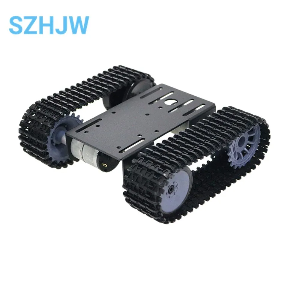 Mini T101 Smart Robot Tank Chassis Tracked Car Platform with 33GB-520 Motor for Arduino DIY Robot Toy Part