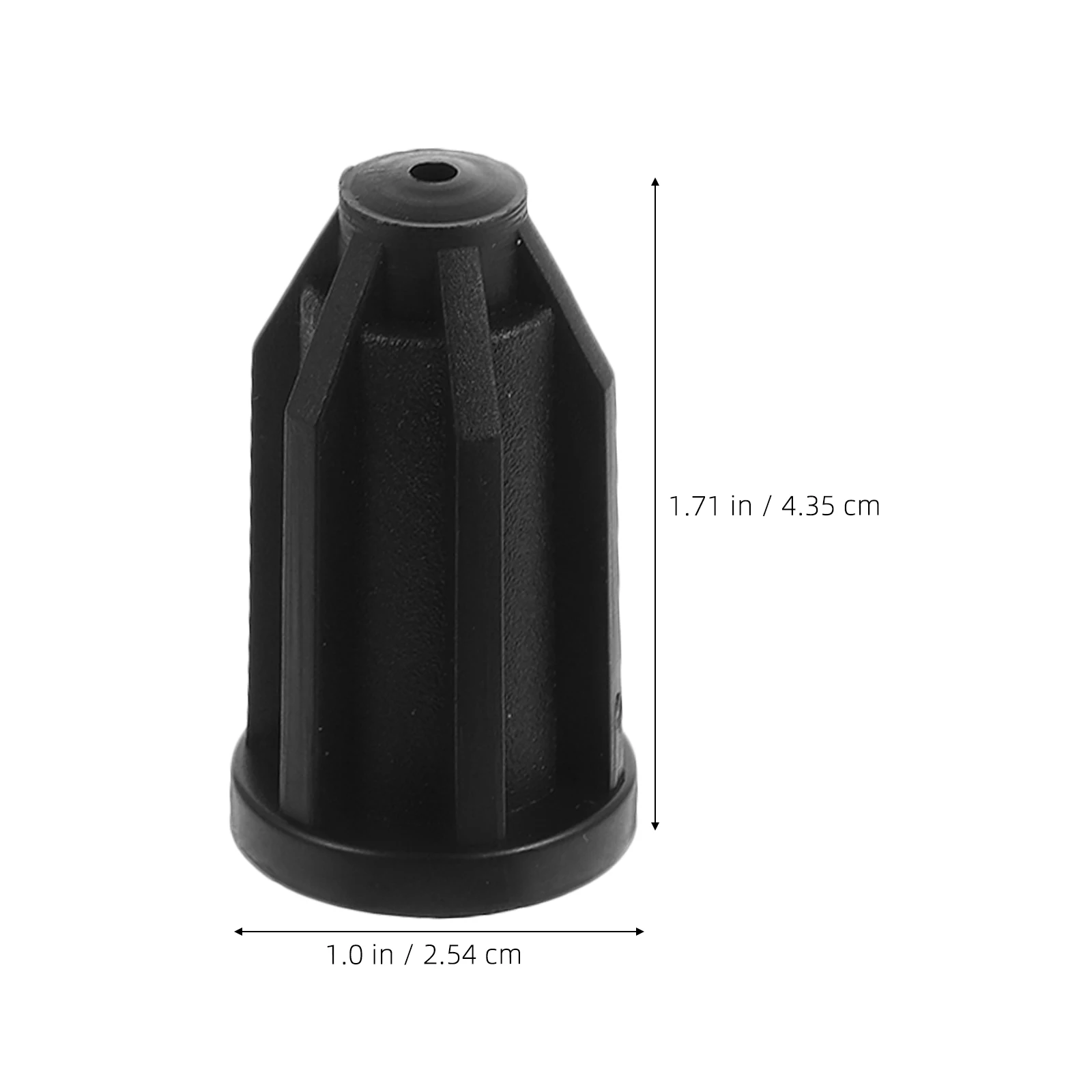 

10 Pcs Caster Socket Sleeve Wheel Stem Inserts Diameter 25mm Furniture Casters Replacement Pole Cover Modern PP Stable