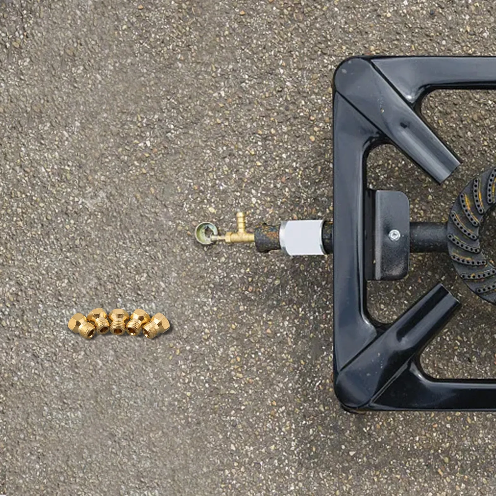 0.73 0.97 1.15 Bore Sizes Burner Gas Conversion Kit 0.73 0.97 1.15 Bore Sizes Brass Material Gas Stove Upgrade