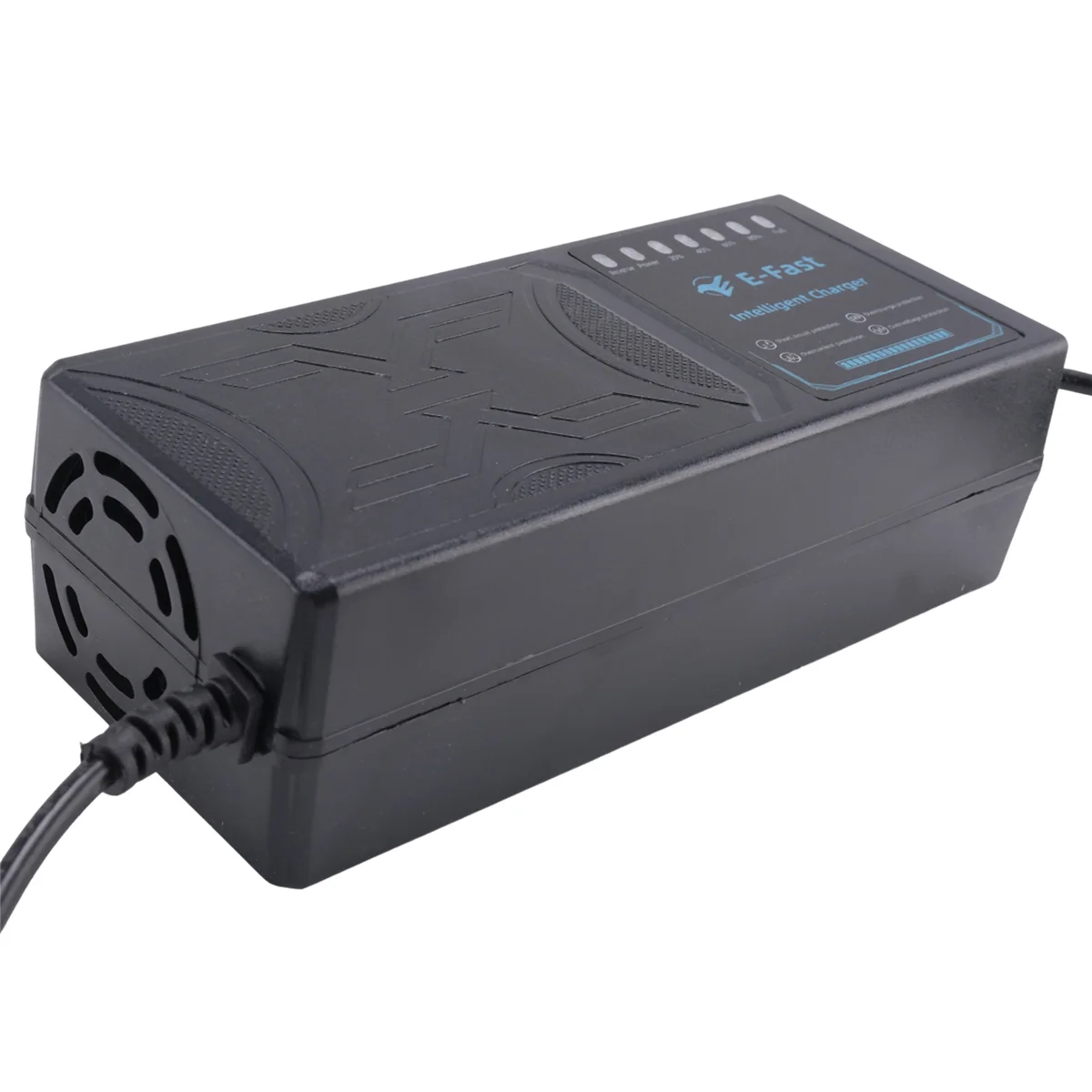 48V 20AH Electric Vehicle Charger 7 Light Display Power Display Current Leakage Protection/Full Pulse EU Plug—L49A