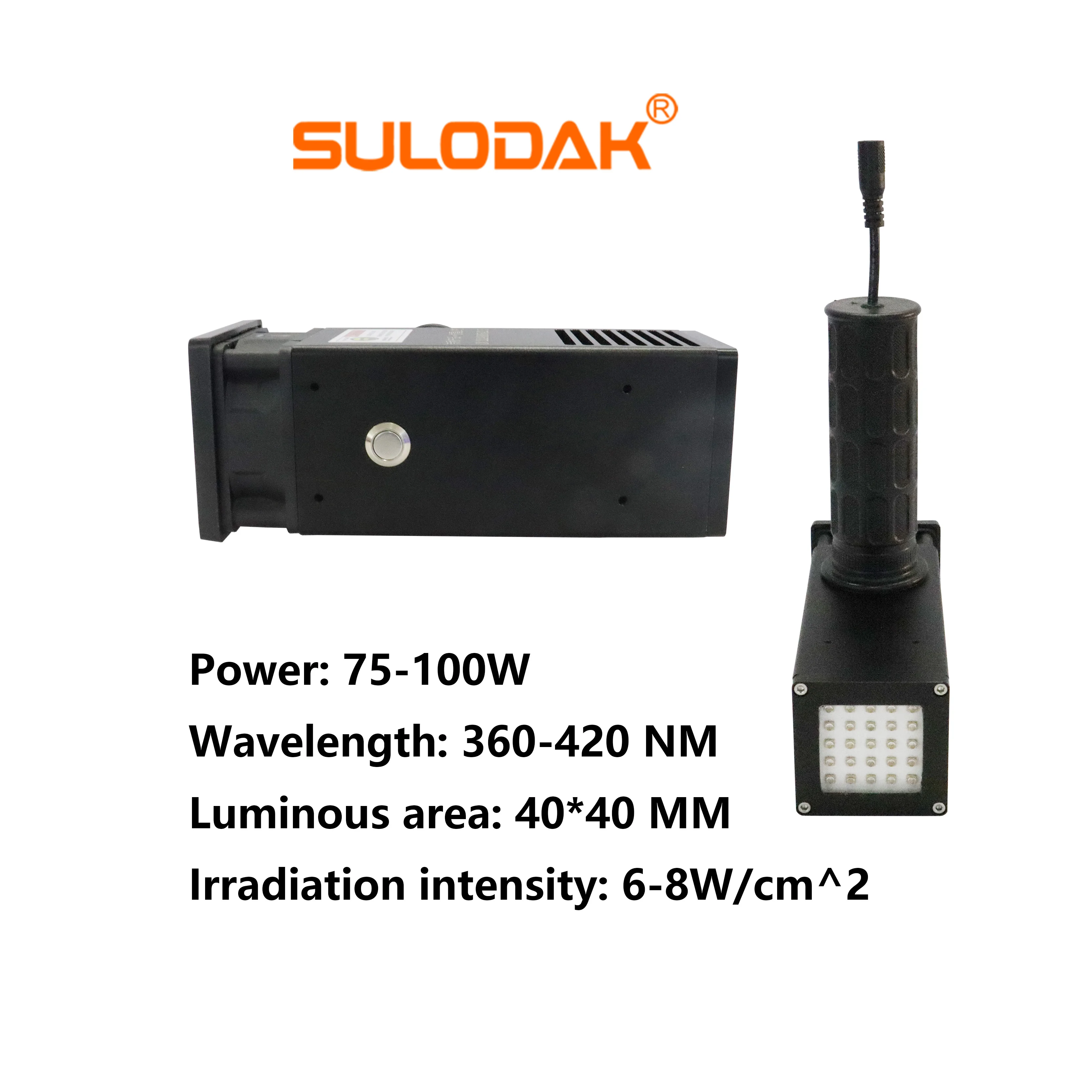 40*40 Mm Handheld Wired  LED Lamp For Car Paint Repair Car Flaw Detection Electronic  Glue Ink Invisible Glue Fluorescent