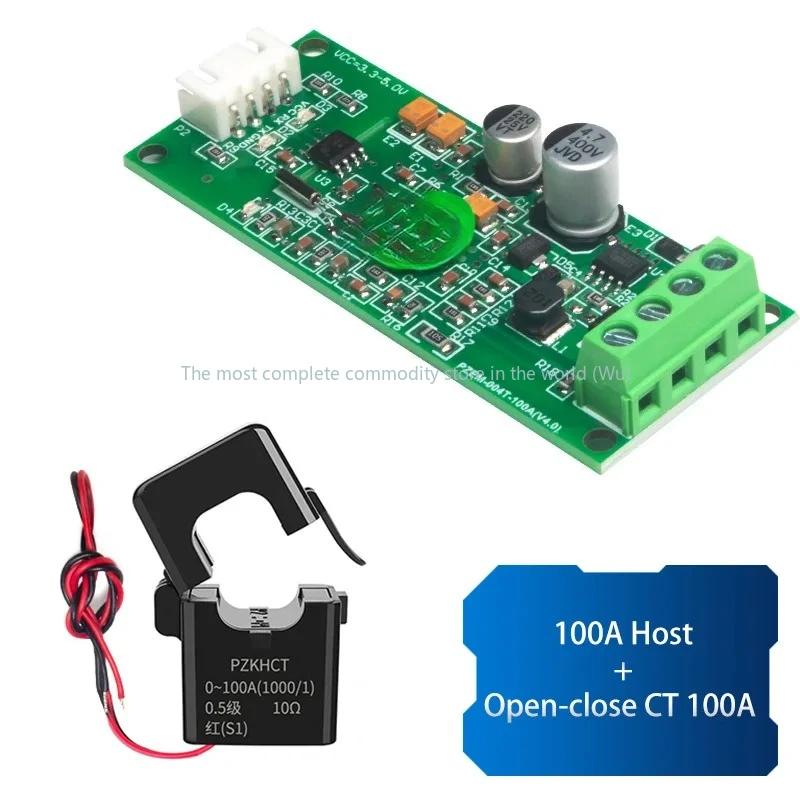 

PZEM004T New Version AC 80-260V 100A TTL Port Modbus-RTU Voltmeter Electric Power Monitor Volt Amp Kwh Energy with Split CT