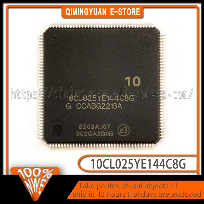 

10CL025YE144C8G EQFP144 100% новая Оригинальная фотография