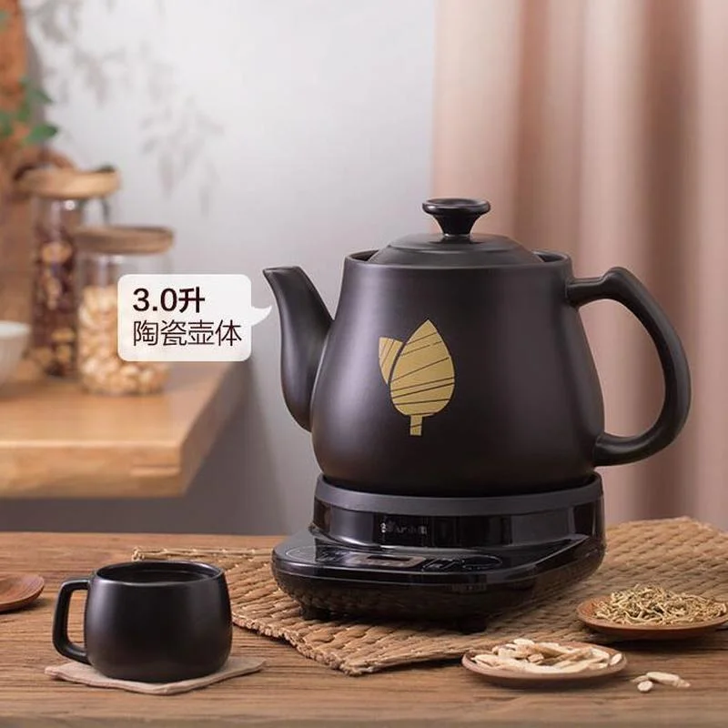 220V Little Bear 3L/4L Traditional Chinese Medicine Pot Household Electric Frying Health-preserving Ceramic Medicine Pot