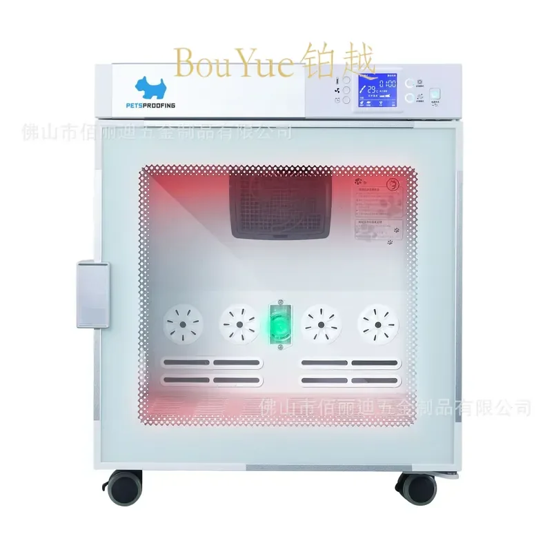 for Small Cat Dog Drying Care Machine Box Cabinet Air Bath Oxygen Treatment Hair Collection