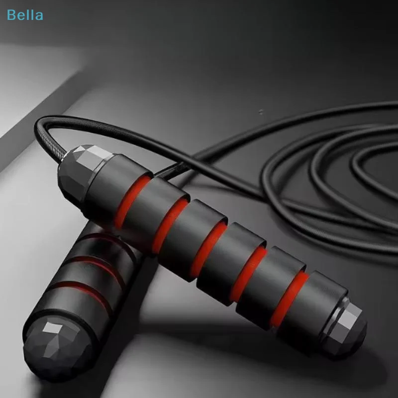 ♩1 Set Anti-Tangling Steel Wire Jump Rope Adjustable For Skipping Fitness Workout Home Sport Training Equipment