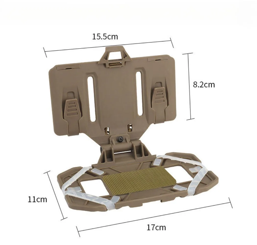 Tactical MOLLE Folded Navigation Board Mobile Phones Navigator Holder Vest Chest Bag Admin Panel Hunting Vest Accessories image 6