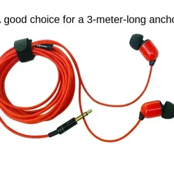 Wired In Ear Earphones 3 Meters 3m Long Line Jack 3.5mm Computer Headset  Headphones 5 Generation Earplug TV PC Headsets
